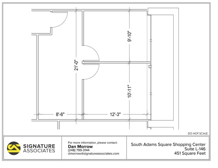 725 S Adams Rd, Birmingham, MI for lease - Floor Plan - Image 2 of 35