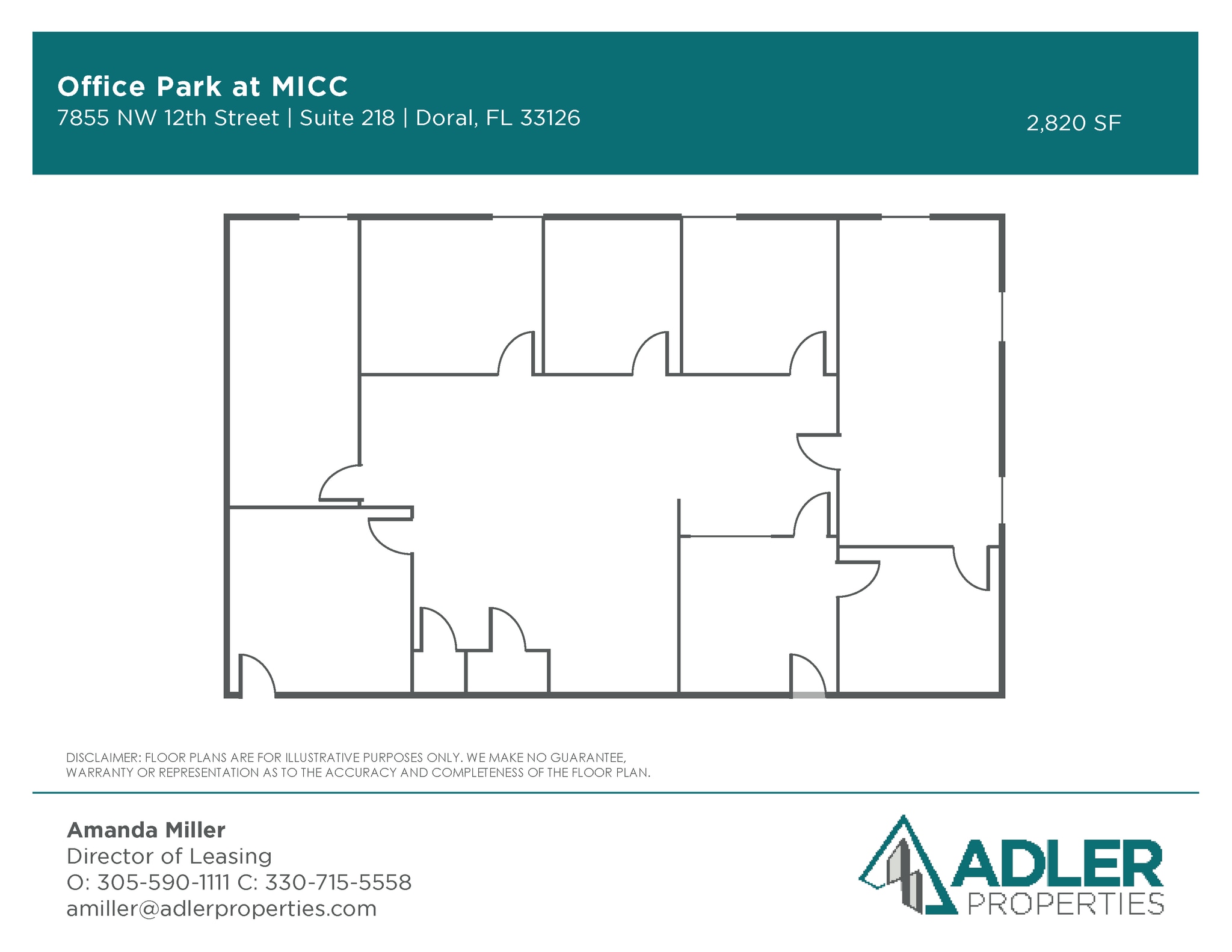 7925 NW 12th St, Doral, FL for lease Floor Plan- Image 1 of 1