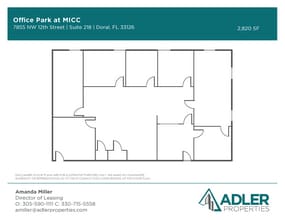 7925 NW 12th St, Doral, FL for lease Floor Plan- Image 1 of 1