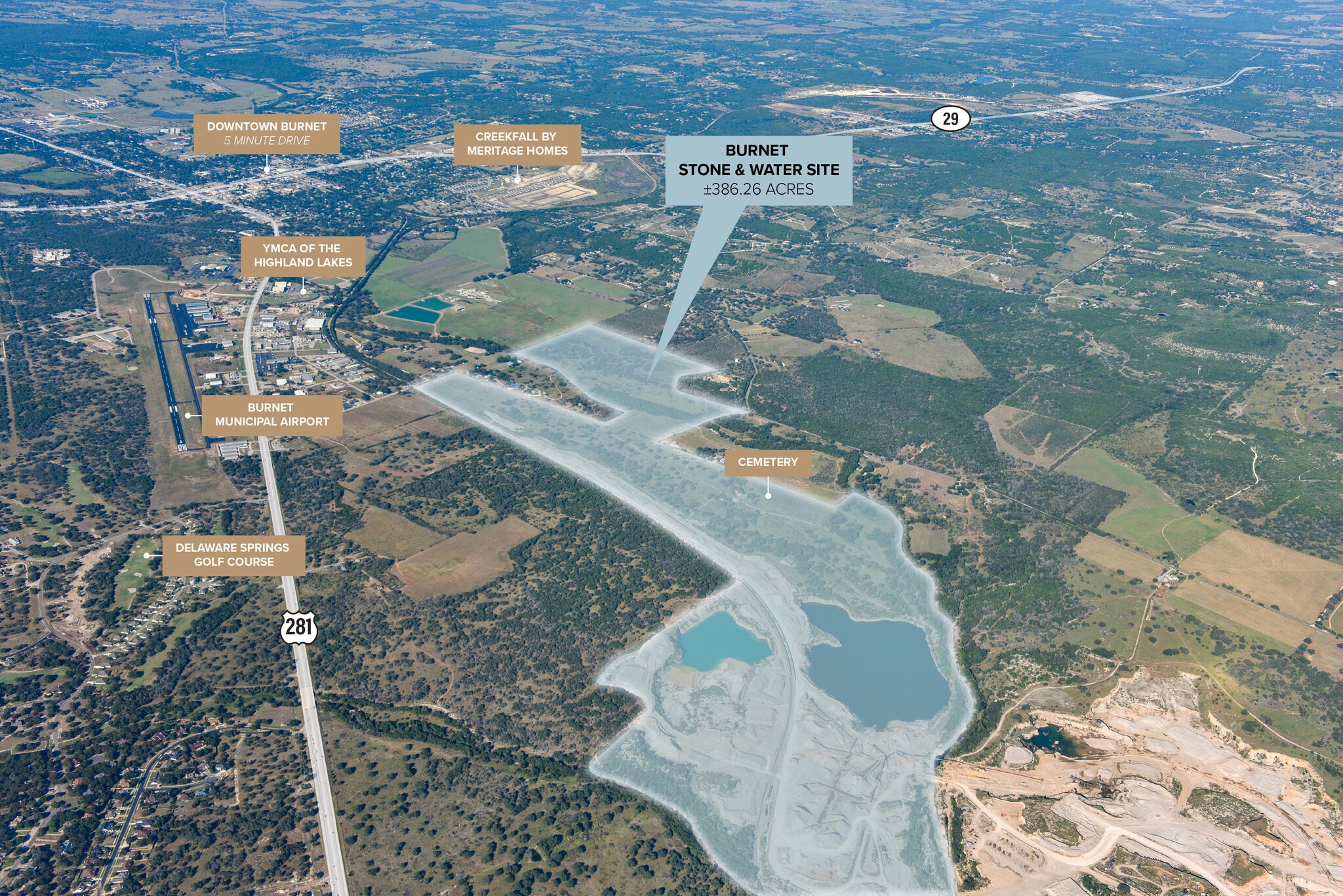 328 County Road 340B, Burnet, TX for sale Aerial- Image 1 of 5