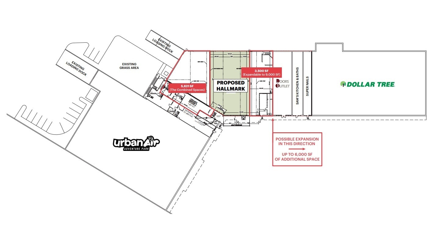 350-400 Ryders Ln, Milltown, NJ for lease Floor Plan- Image 1 of 2