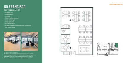 1700 Montgomery St, San Francisco, CA for lease Floor Plan- Image 1 of 1