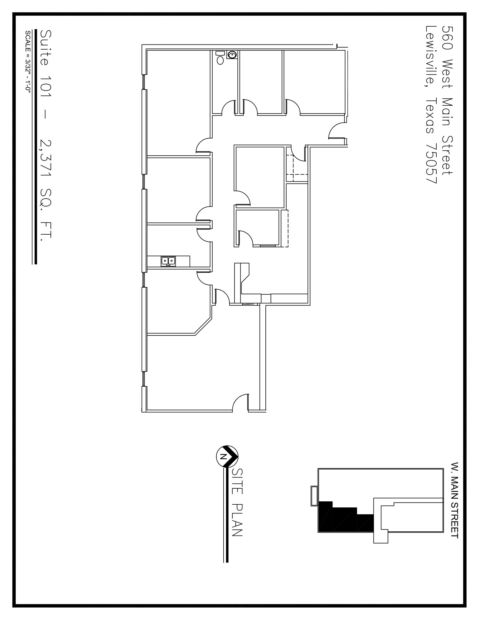 560 W Main St, Lewisville, TX for lease Site Plan- Image 1 of 1