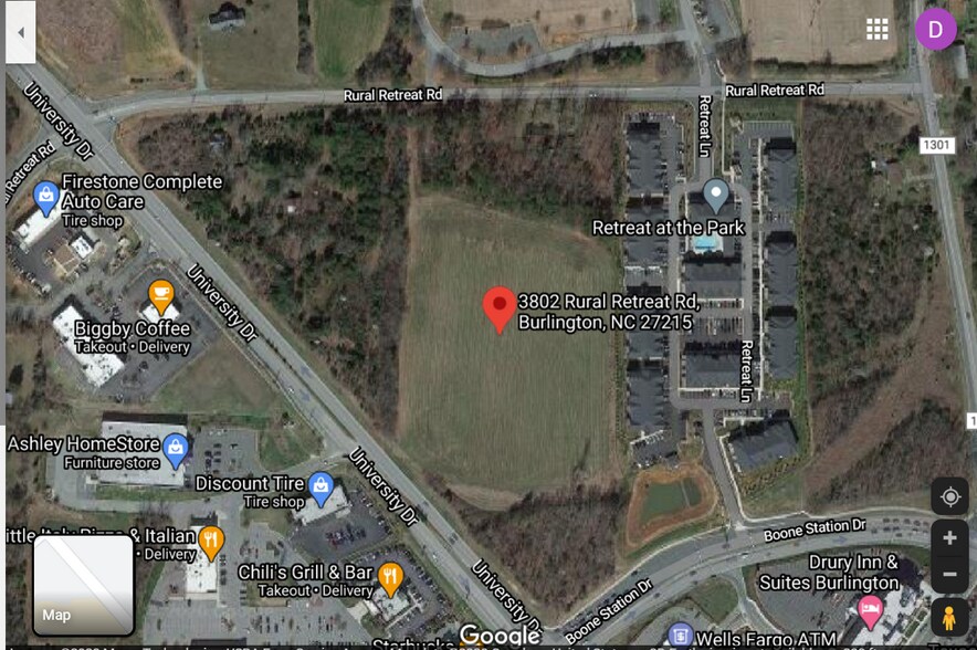 3802 Rural Retreat Rd, Burlington, NC 27215 Burlington NC 4.5 Acre