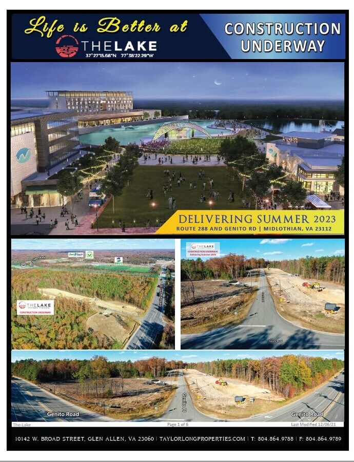 Genito Rd, Midlothian, VA 23112 The Lake
