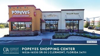 POPEYE’S SHOPPING CENTER– CLERMONT, FL - NNN Property