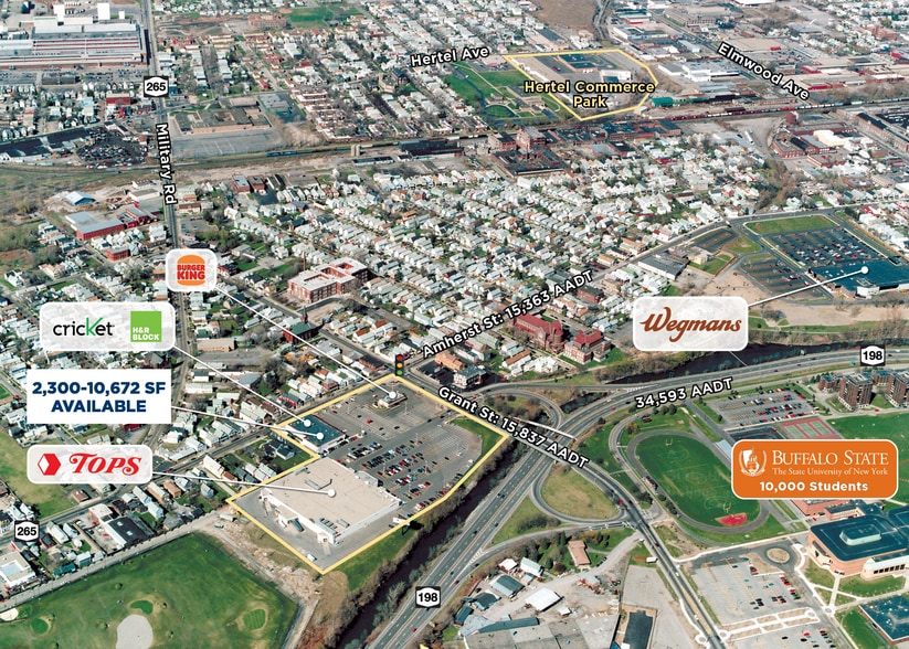 333-345 Amherst St, Buffalo, NY for lease - Aerial - Image 2 of 3