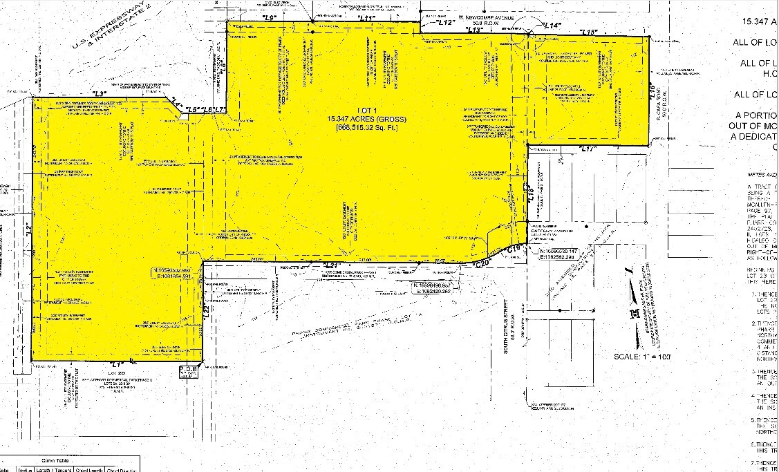 1901 W I-2 Blvd, Pharr, TX for sale Plat Map- Image 1 of 1