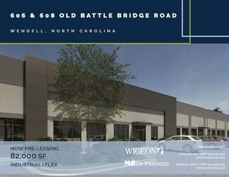 More details for 716 Old Battle Bridge Rd, Wendell, NC - Flex for Lease