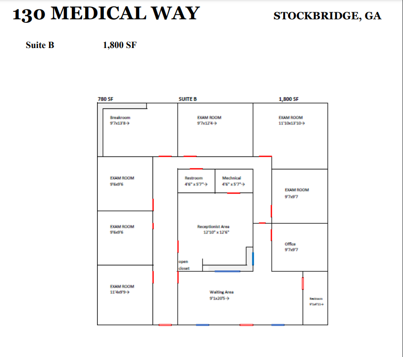 130 Medical Way, Stockbridge, GA for lease Building Photo- Image 1 of 1