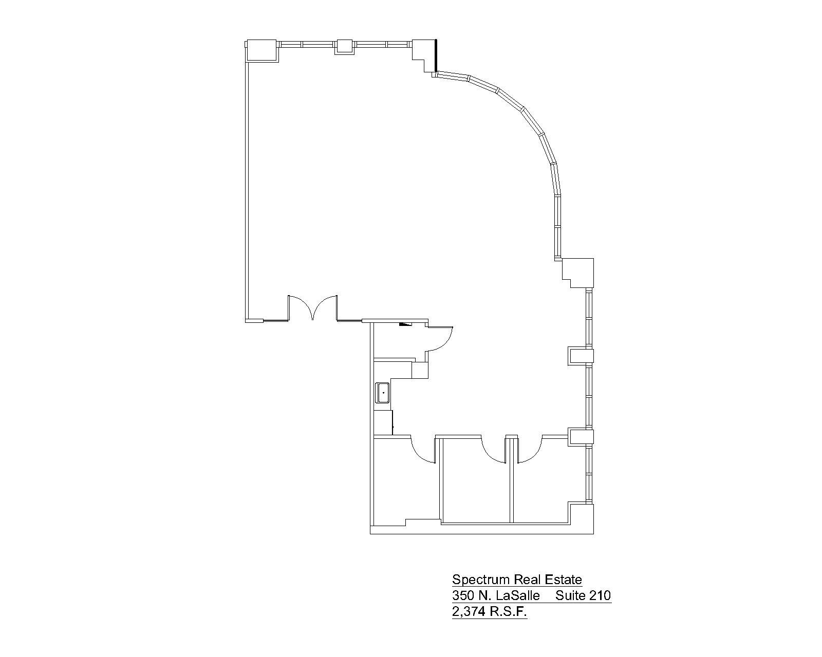 350 N LaSalle St, Chicago, IL for lease Floor Plan- Image 1 of 1