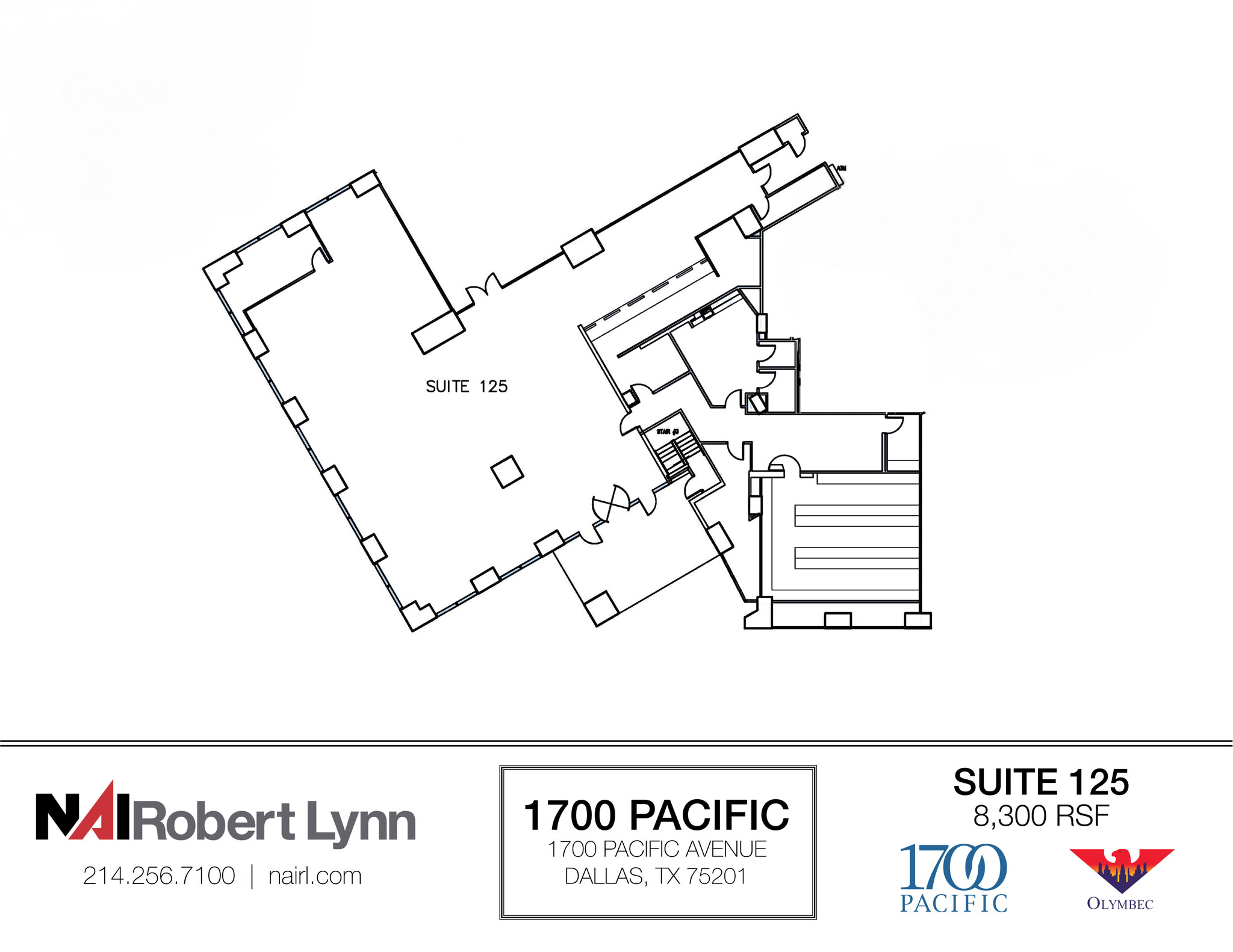 1700 Pacific Ave, Dallas, TX for lease Floor Plan- Image 1 of 1