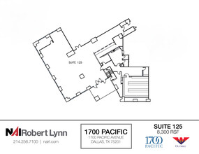 1700 Pacific Ave, Dallas, TX for lease Floor Plan- Image 1 of 1