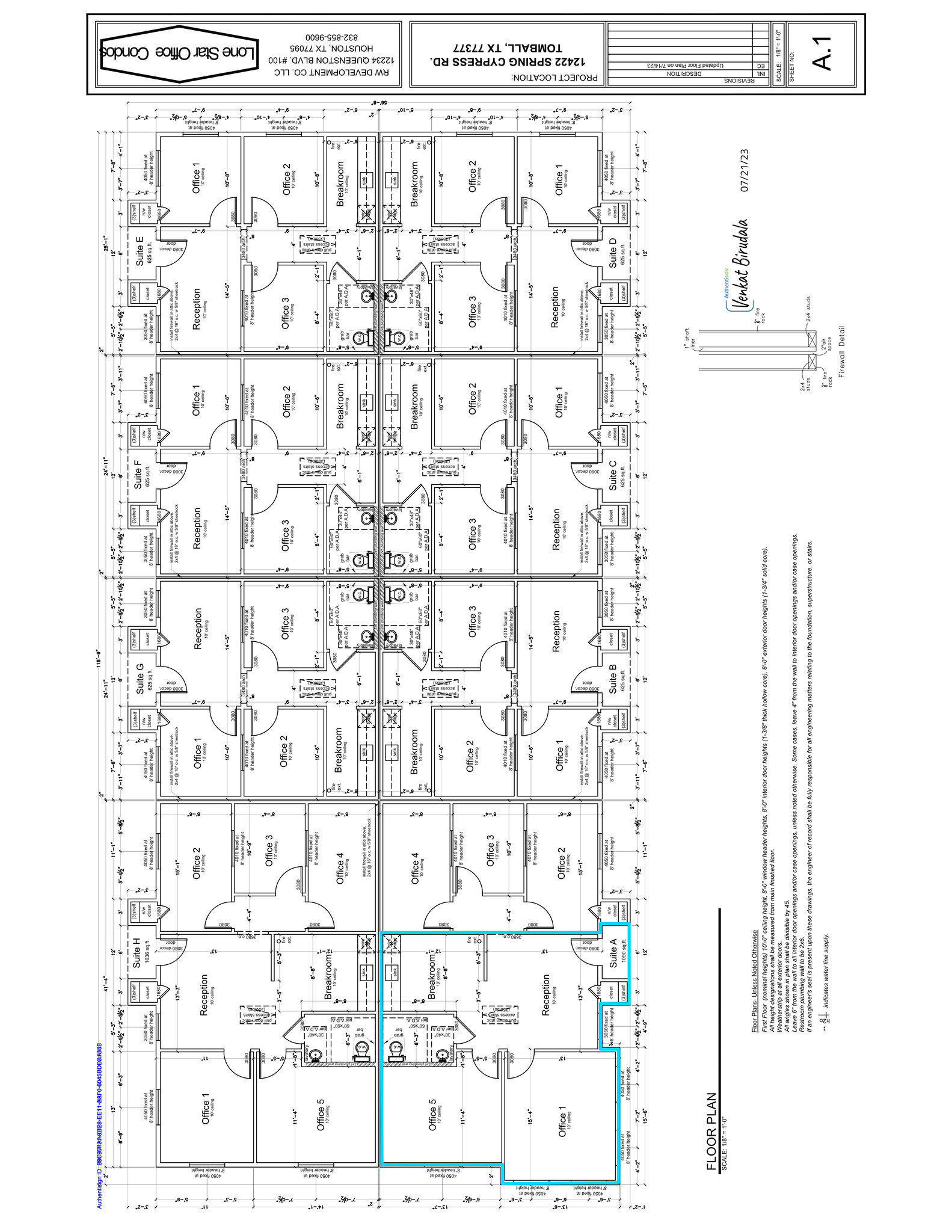 12410 Spring Cypress Rd, Tomball, TX for lease Floor Plan- Image 1 of 2