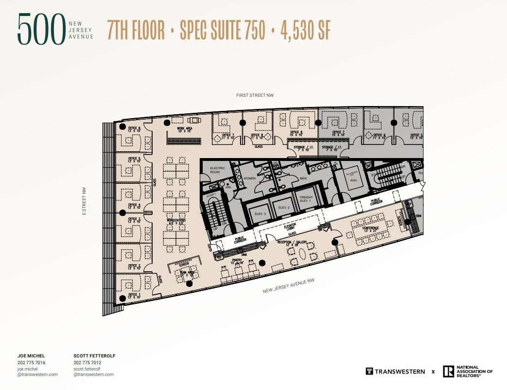 500 New Jersey Ave NW, Washington, DC for lease Floor Plan- Image 1 of 1