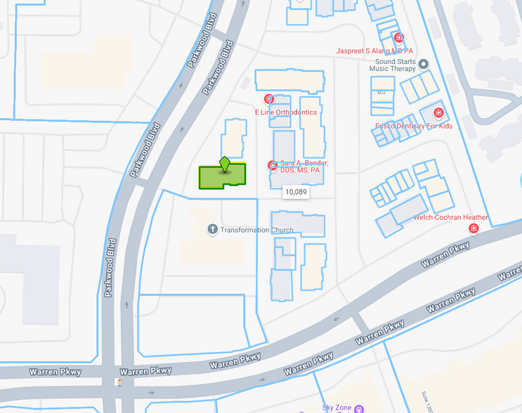 3550 Parkwood Blvd, Frisco, TX for sale - Plat Map - Image 2 of 2