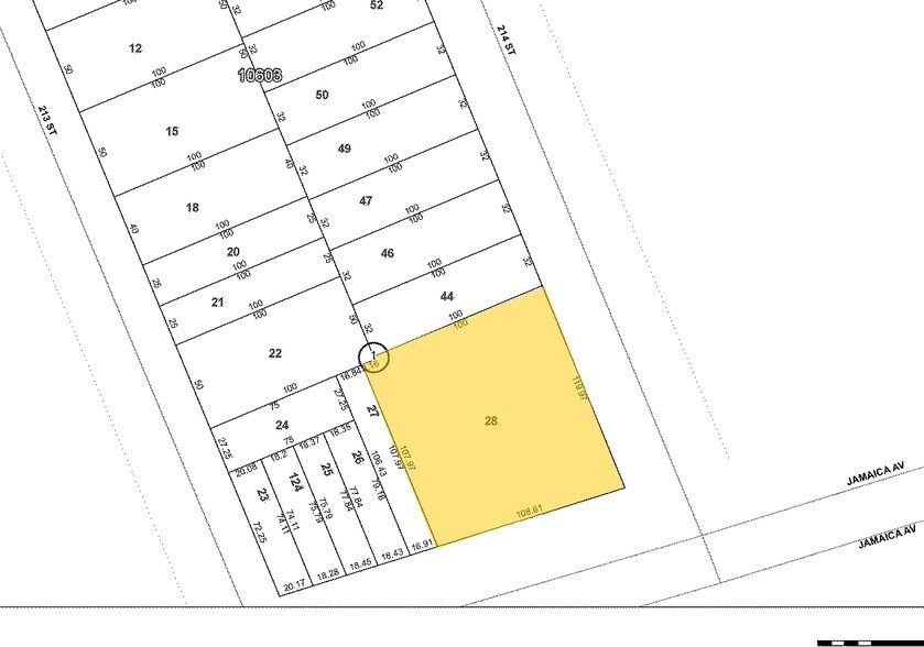 21317 Jamaica Ave, Jamaica, NY for lease - Plat Map - Image 2 of 3