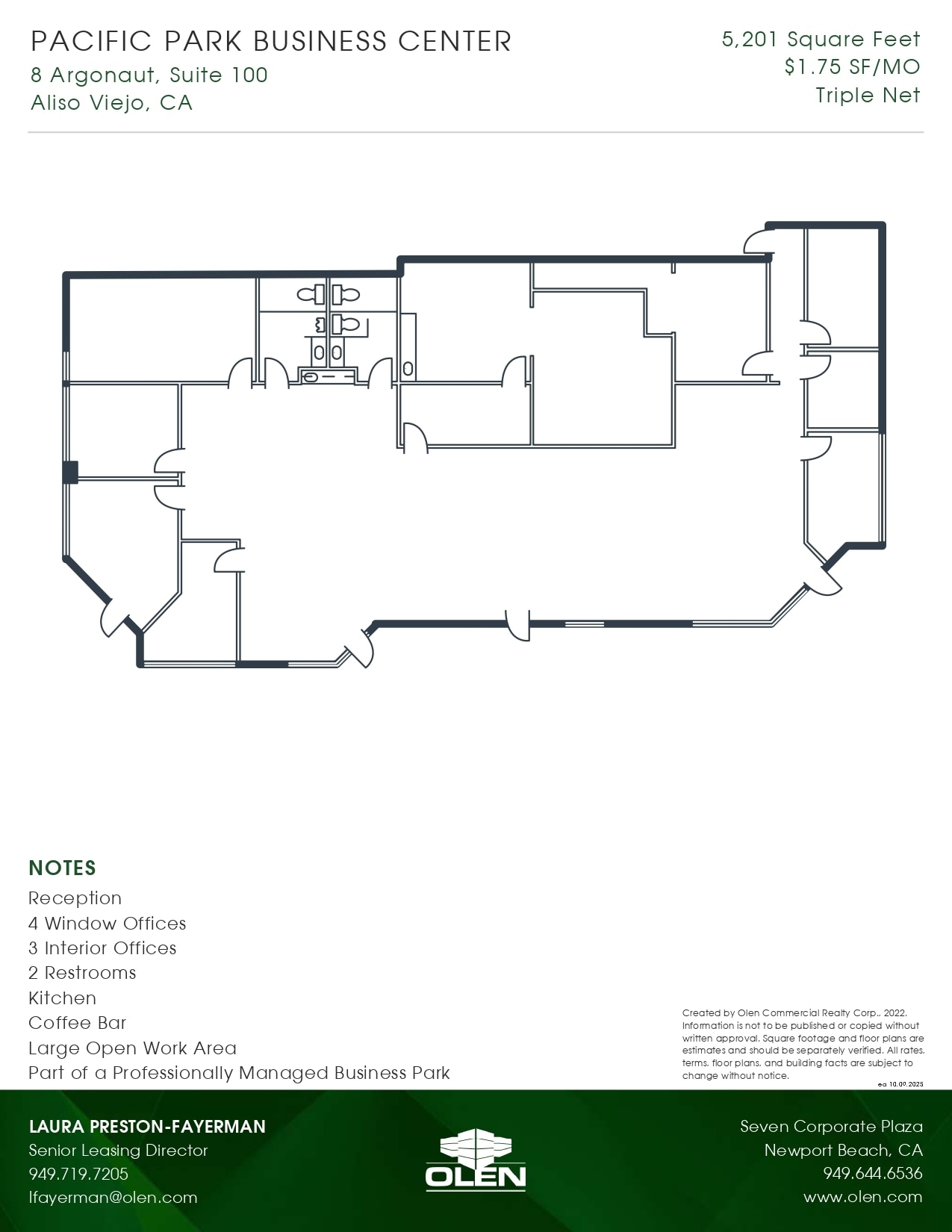 8 Argonaut, Aliso Viejo, CA for lease Floor Plan- Image 1 of 1