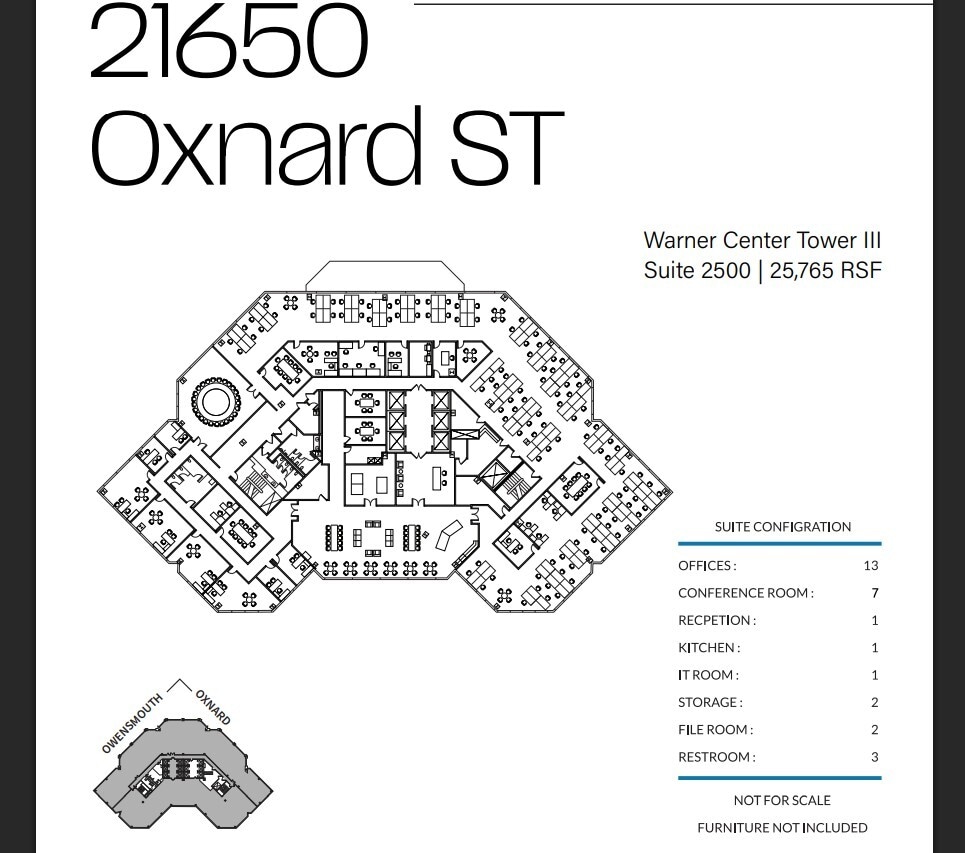 21600 Oxnard St, Woodland Hills, CA for lease Floor Plan- Image 1 of 1
