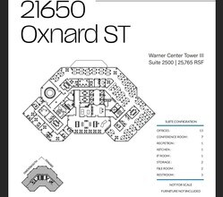 21600 Oxnard St, Woodland Hills, CA for lease Floor Plan- Image 1 of 1