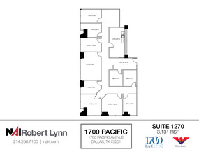 1700 Pacific Ave, Dallas, TX for lease Floor Plan- Image 1 of 2