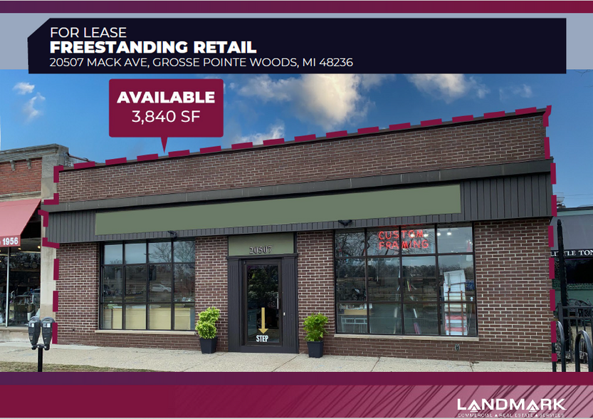 20507 Mack Ave, Grosse Pointe Woods, MI for lease - Building Photo - Image 1 of 1