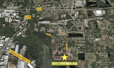 1101-1103 Bulls Bay Hwy, Jacksonville, FL - aerial  map view - Image1