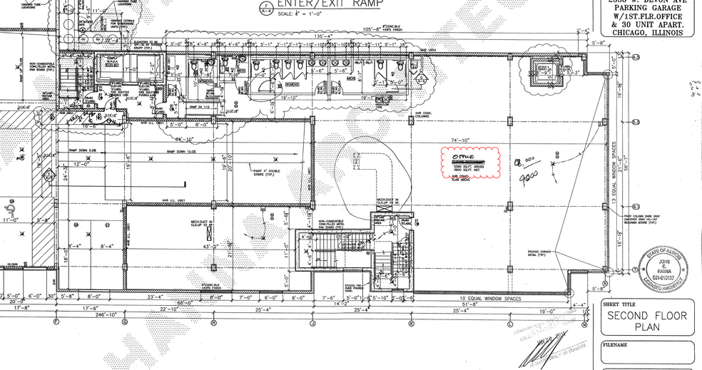 6415 N Rockwell St, Chicago, IL for lease - Floor Plan - Image 2 of 7