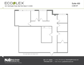 1641 Worthington Rd, West Palm Beach, FL for lease Floor Plan- Image 2 of 2