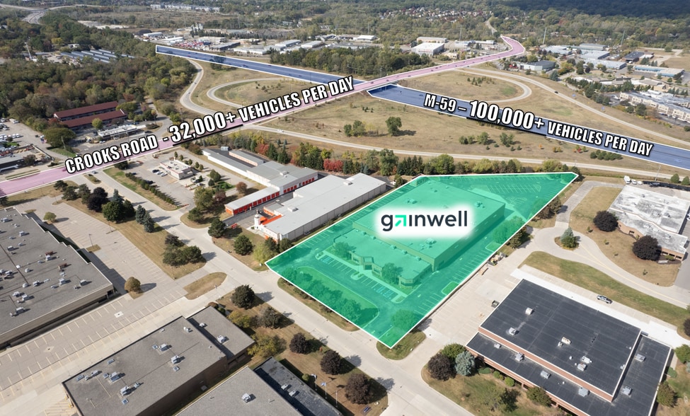 1872 Enterprise Dr, Rochester Hills, MI for sale - Building Photo - Image 3 of 5