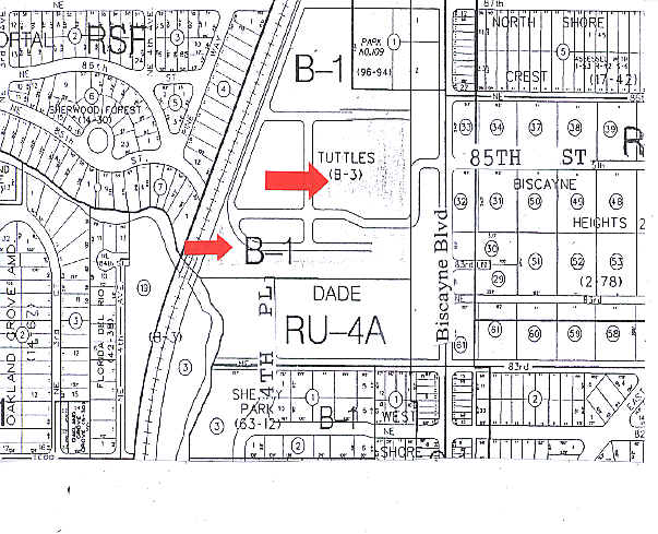 8310-8330 Biscayne Blvd, Miami, FL for lease - Plat Map - Image 3 of 7