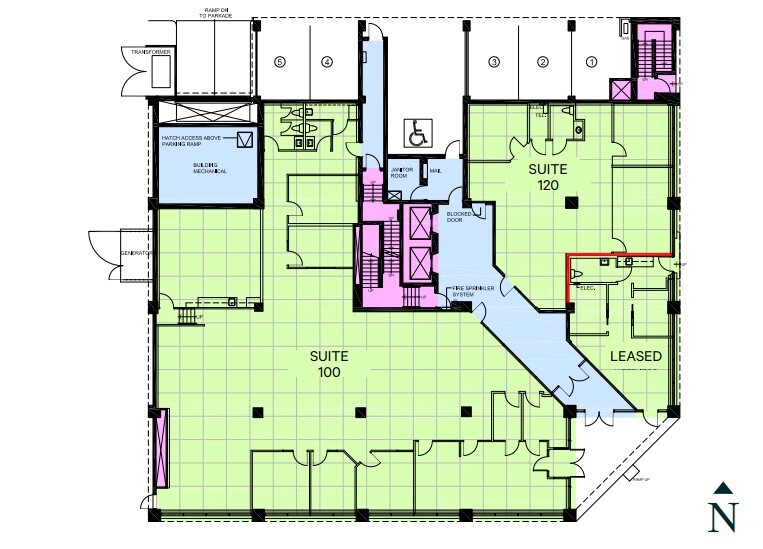 1701 Centre St NW, Calgary, AB for lease Floor Plan- Image 1 of 1