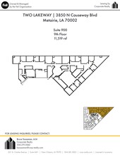 3900 N Causeway Blvd, Metairie, LA for lease Site Plan- Image 1 of 1