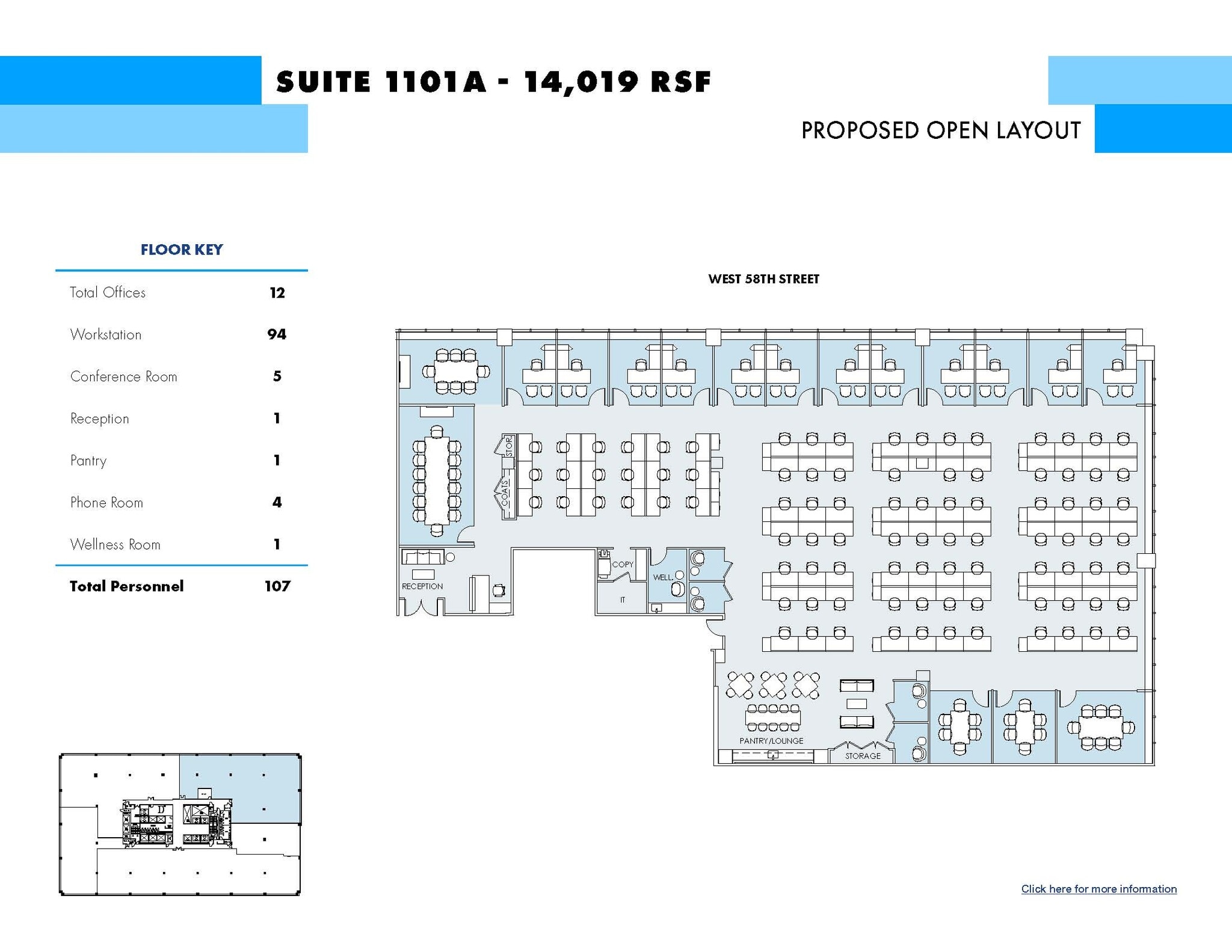 555 W 57th St, New York, NY for lease Floor Plan- Image 1 of 4