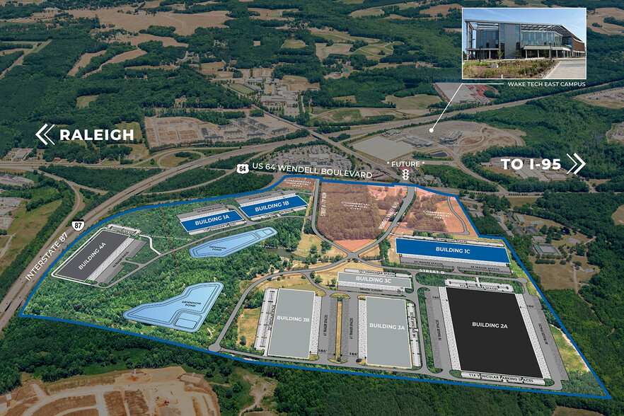 101 US 64 Hwy, Knightdale, NC for lease - Site Plan - Image 2 of 2