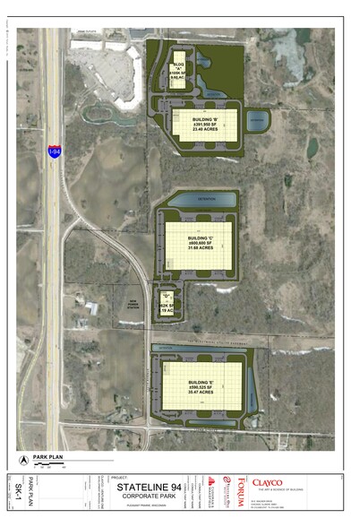 120th Avenue and 122nd St, Pleasant Prairie, WI for lease - Site Plan - Image 2 of 2