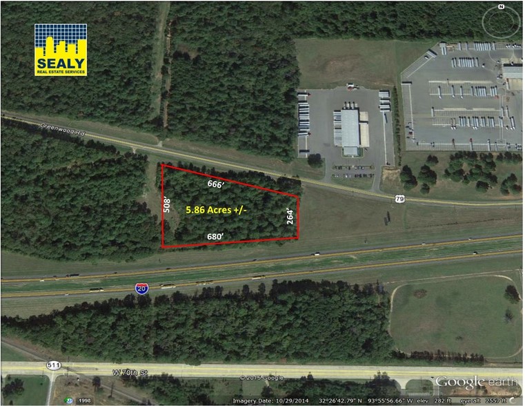 0 Greenwood Rd, Shreveport, LA for sale - Aerial - Image 1 of 1