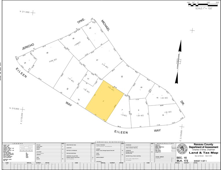 140 Eileen Way, Syosset, NY for lease - Plat Map - Image 3 of 4