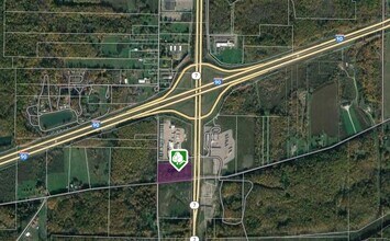 Rte 7 & Underridge Rd, Conneaut, OH - AERIAL  map view