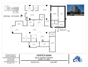860 W Airport Fwy, Hurst, TX for lease Floor Plan- Image 1 of 1