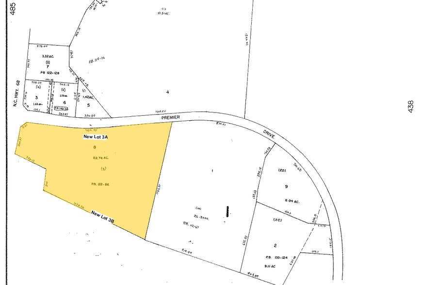 4050 Premier Dr, High Point, NC for lease - Plat Map - Image 2 of 7