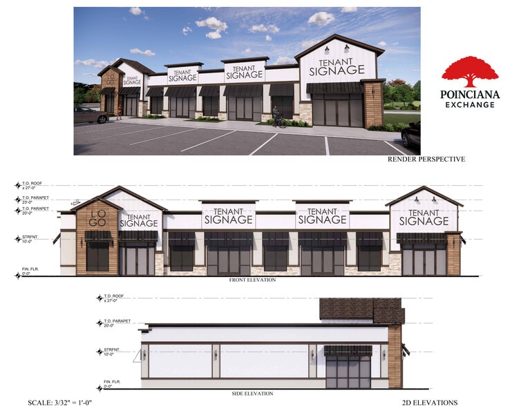 1625-1636 S Poinciana Blvd, Kissimmee, FL for lease - Building Photo - Image 3 of 6