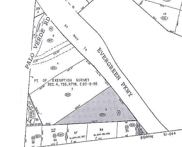 3857-3897 Evergreen Pky, Evergreen, CO for lease - Plat Map - Image 3 of 10