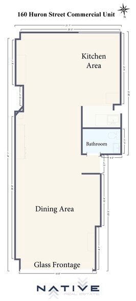 160 Huron St, Brooklyn, NY for lease - Floor Plan - Image 2 of 2