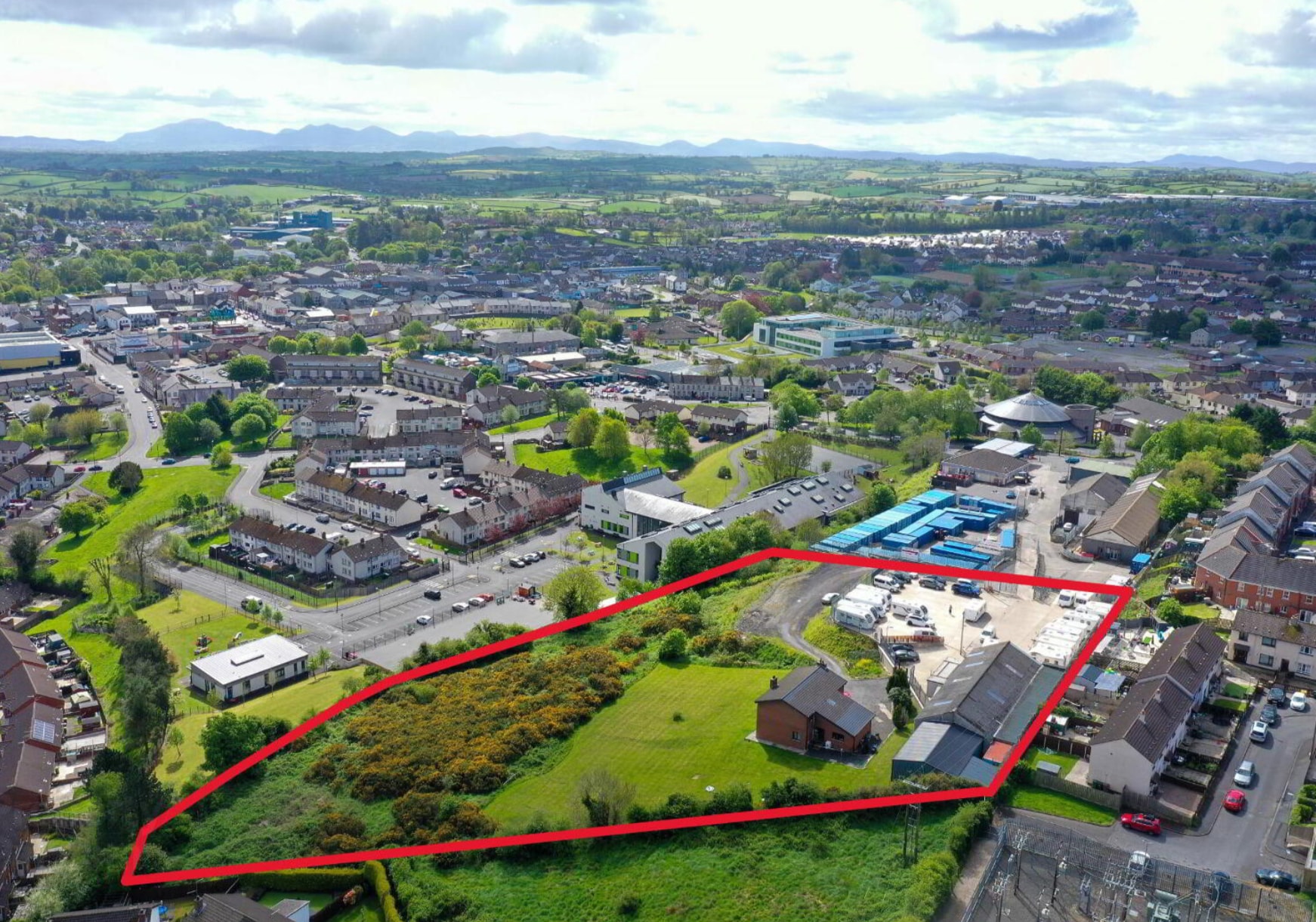 5B Scarva Rd, Banbridge for sale Aerial- Image 1 of 7