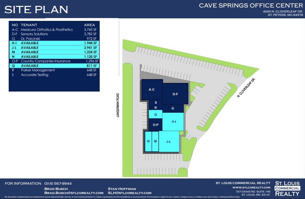 4200 N Cloverleaf Dr, Saint Peters, MO for lease Site Plan- Image 1 of 1
