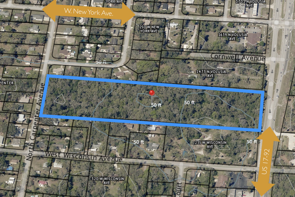 1351 N Volusia Ave, Orange City, FL for sale Aerial- Image 1 of 2