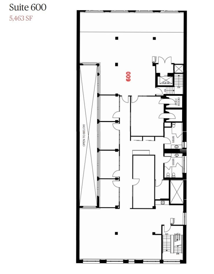209 8th Ave SW, Calgary, AB for lease Floor Plan- Image 1 of 1