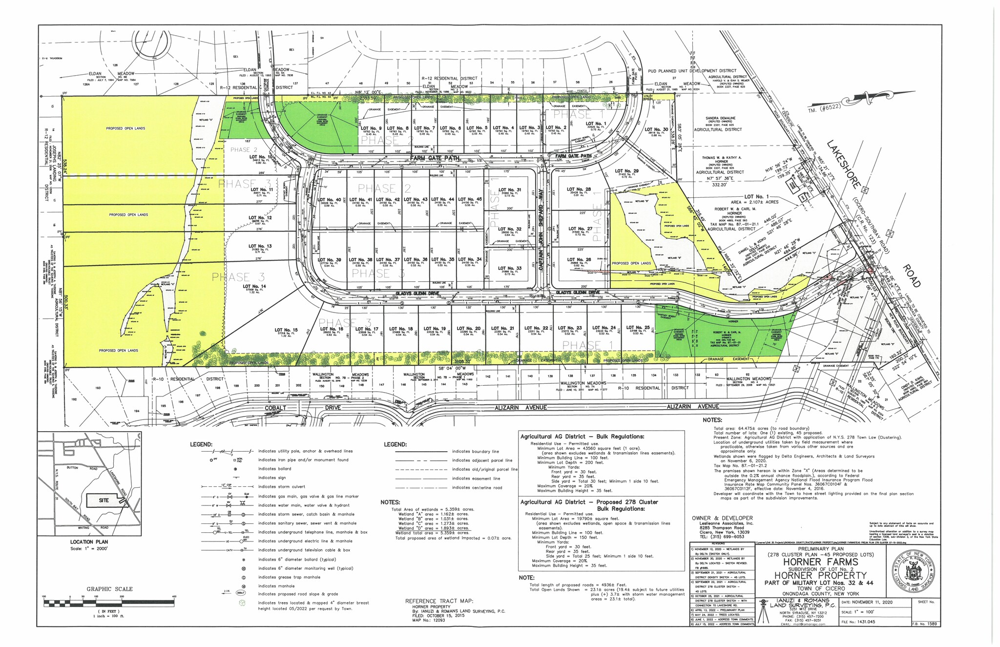 6420 Lakeshore Rd, Cicero, NY for sale Plat Map- Image 1 of 15