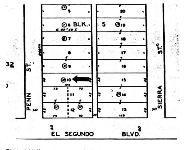 112 Penn St, El Segundo, CA for sale - Plat Map - Image 2 of 2